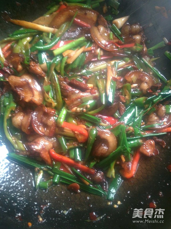 蒜苗青椒回锅肉