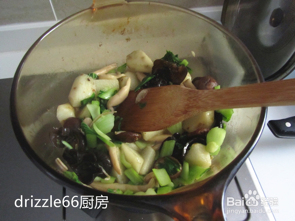 怎么做山药炒双菇