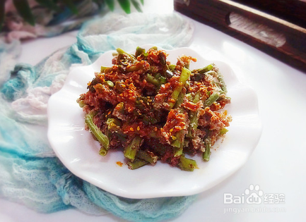 黑麦蒸豇豆的做法