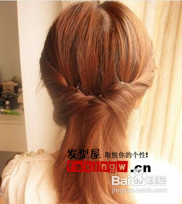 简单扎头发教程教你一款气质半扎发