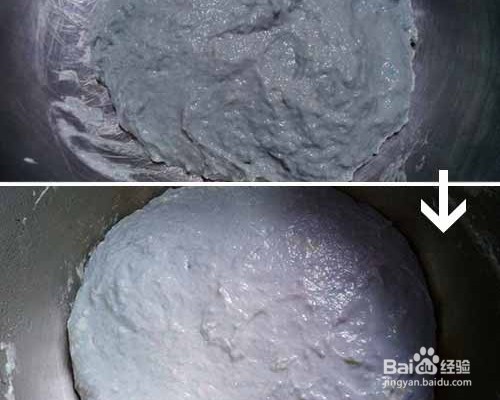 私房食谱:蝶豆花欧包