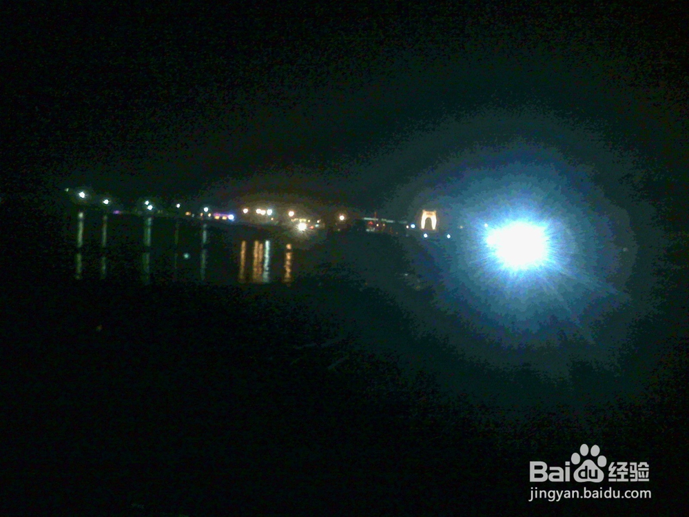 #智能#老年人用相机瞬间捕捉海边探照灯灯光画面