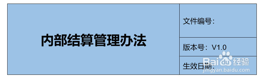 流程文件模板