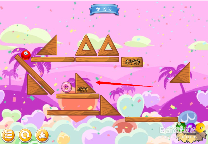 小游戏泡泡鸟历险记第19关