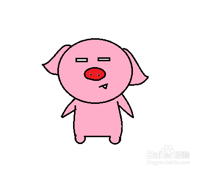 如何画猪的简笔画