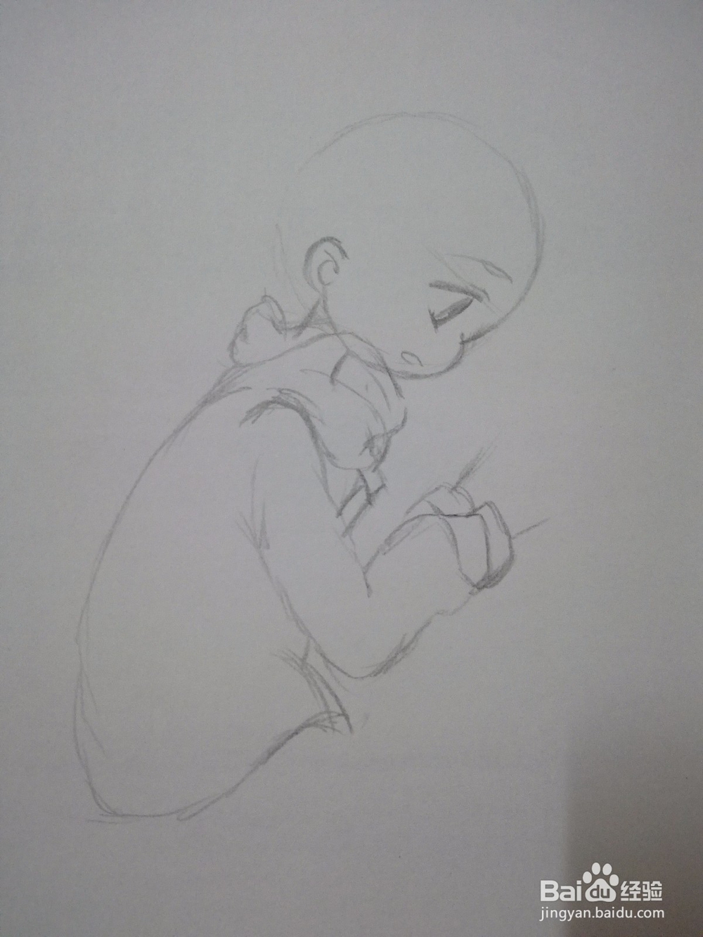 冬日坐在椅子上看书的动漫人物怎么画