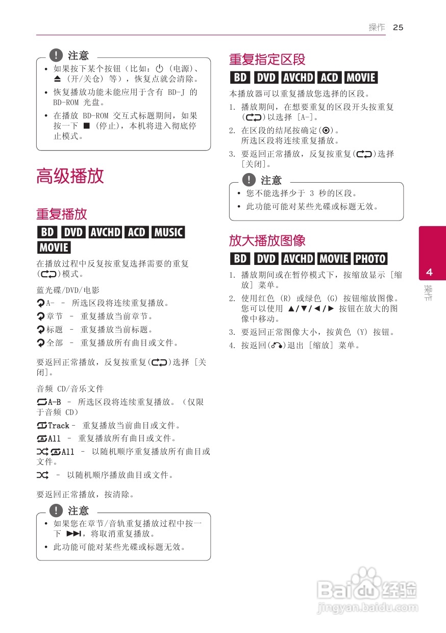 LG BD620蓝光播放器使用说明书:[2]