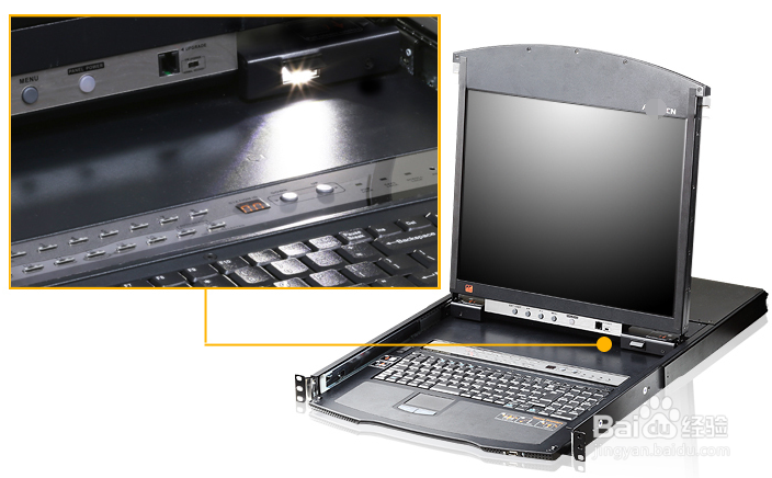 KL1516Ai 16端口双滑轨LCD KVM多电脑切换器