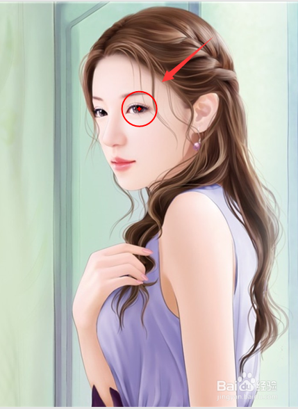 如何将人物的眼睛放大