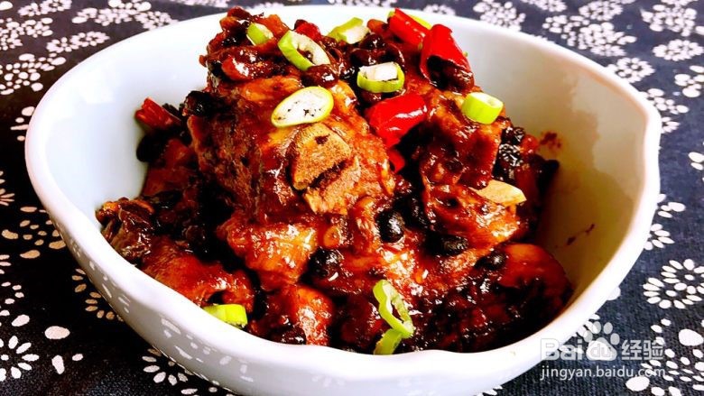 中国传统特色佳肴-豉香蒸排骨