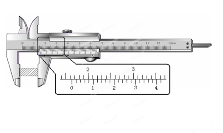 0.02游标卡尺看法图解