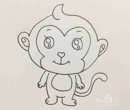 金丝猴怎么画