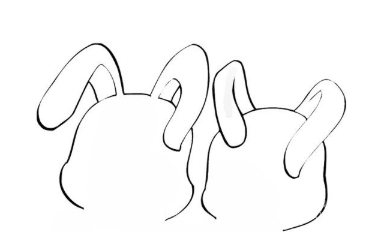 简笔画：活跃的龙虾和小兔子的绘画步骤