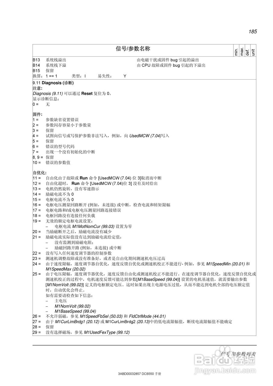 ABB直流调速器DCS550使用手册:[19]