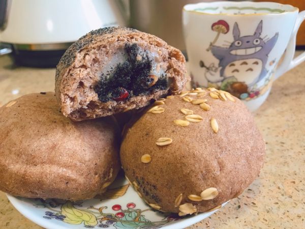 无糖油超饱腹~全麦麻薯小餐包