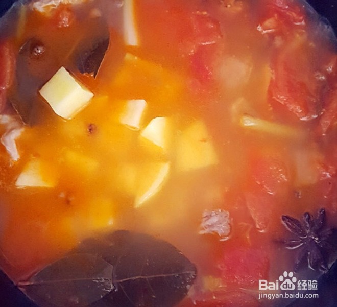 土豆牛腩西红柿的做法