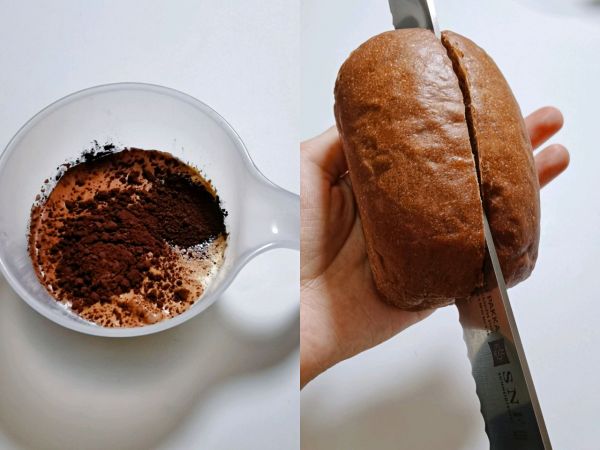 巧克力奶油小面包