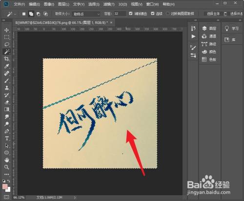 ps怎么提取图片中的文字