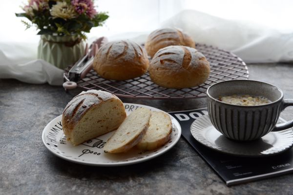 汤种法糖渍橙皮面包