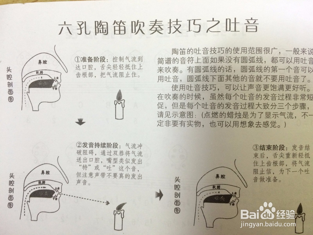 陶笛入门技巧。