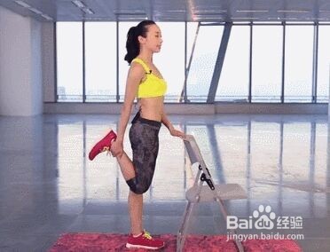 女生跑步后拉伸的正确姿势,腿部拉伸,避免腿粗