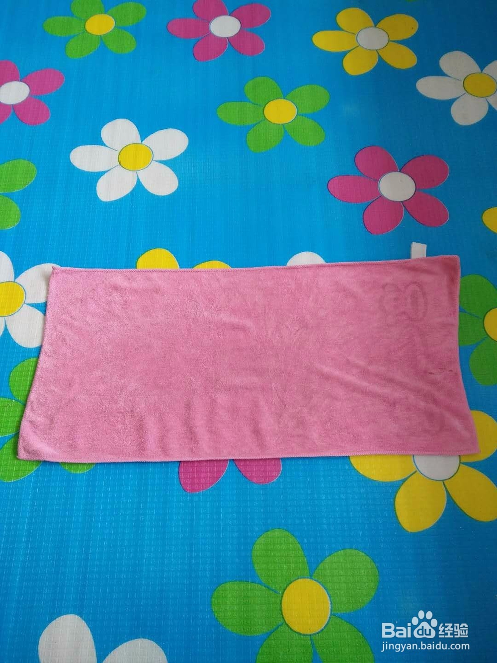 毛巾秒变浴帽和毛巾收纳叠法