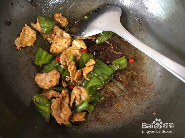 尖椒肉片详细做法