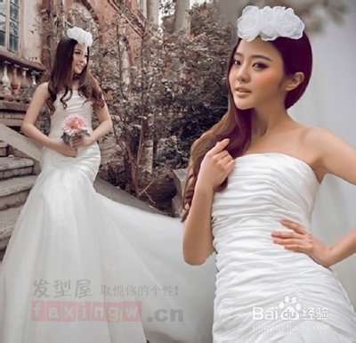 漂亮发饰塑造最美丽新娘