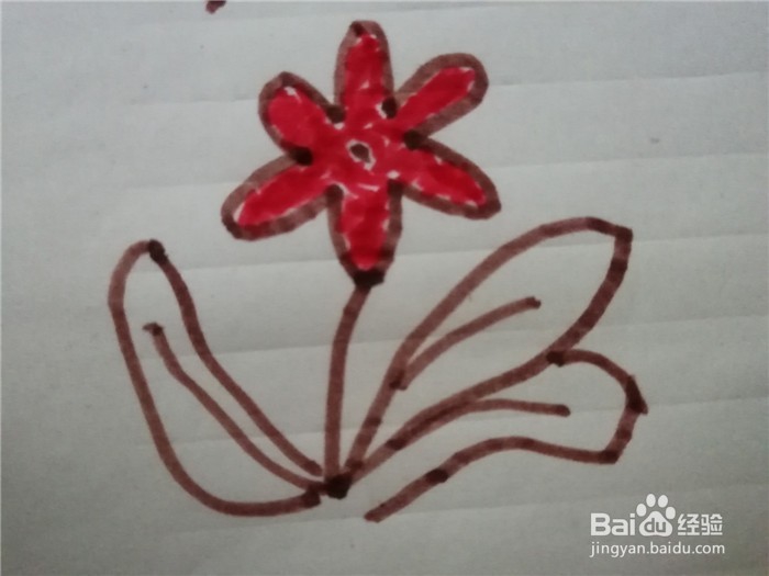 怎么样用简笔画画兰花草