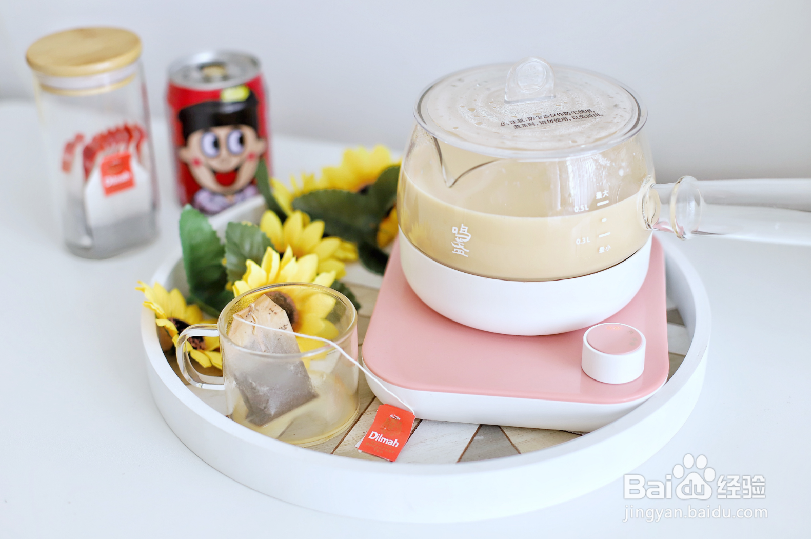 鸣盏养生煮茶器怎么煮奶茶？