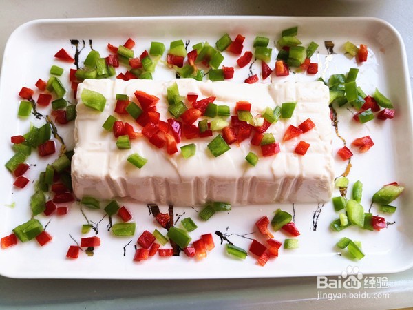 酸甜可口的皮蛋豆腐