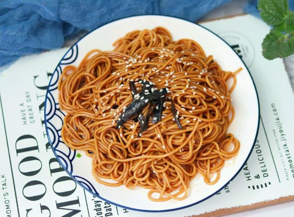 懒人版葱油拌面