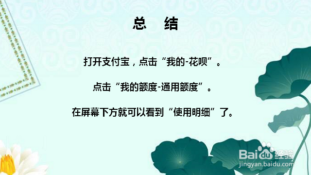 花呗花了多少钱在哪里看 花呗怎么看消费明细