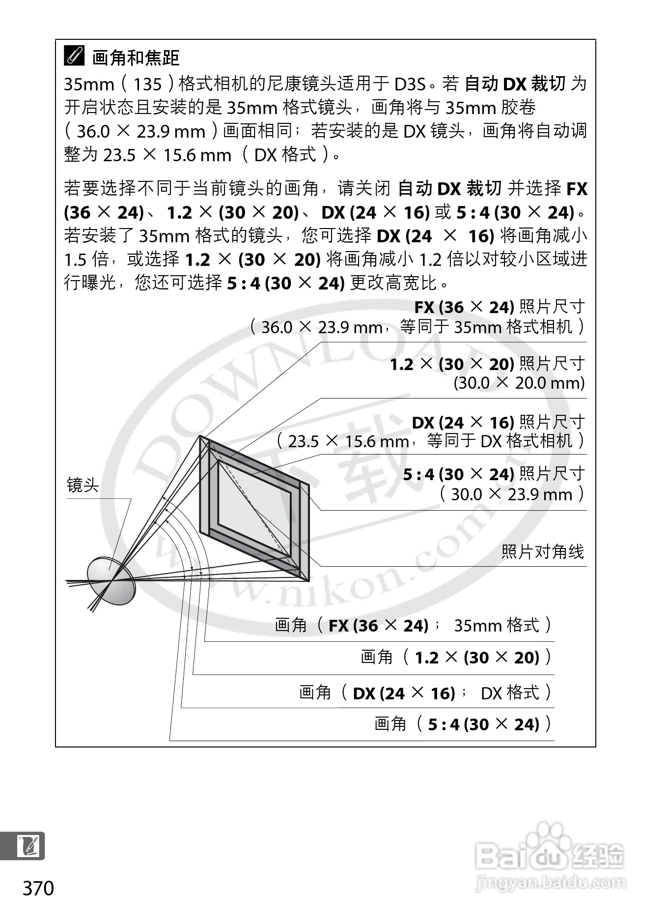 尼康D3S数码相机使用说明书:[40]
