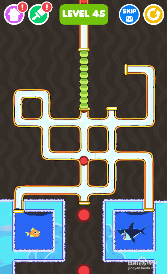Save The Fish的LEVEL 45如何通关