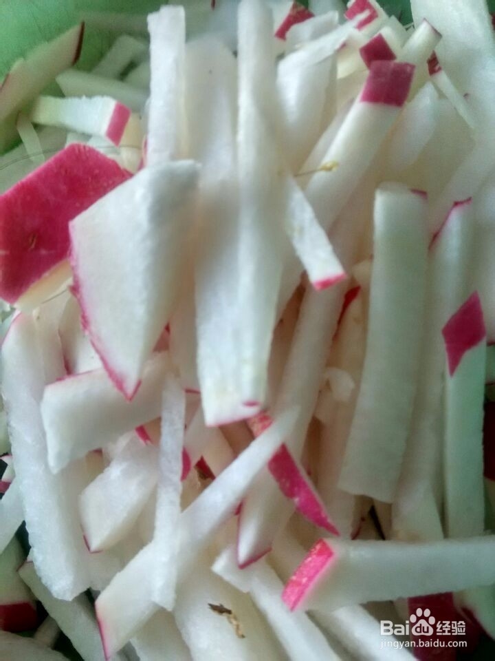 萝卜胡萝卜丝炒肉