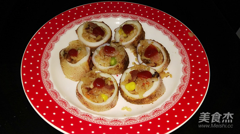 鱿鱼包饭的做法