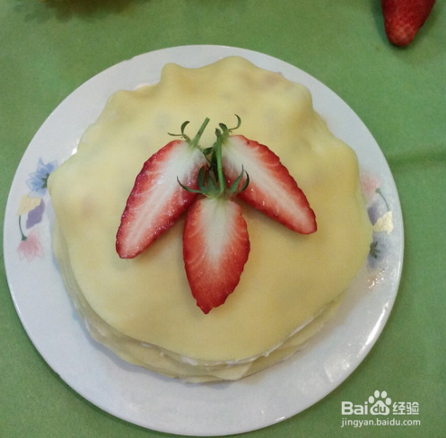 如何制作草莓千层蛋糕