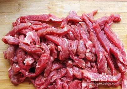 煸牛肉肉丝的做法