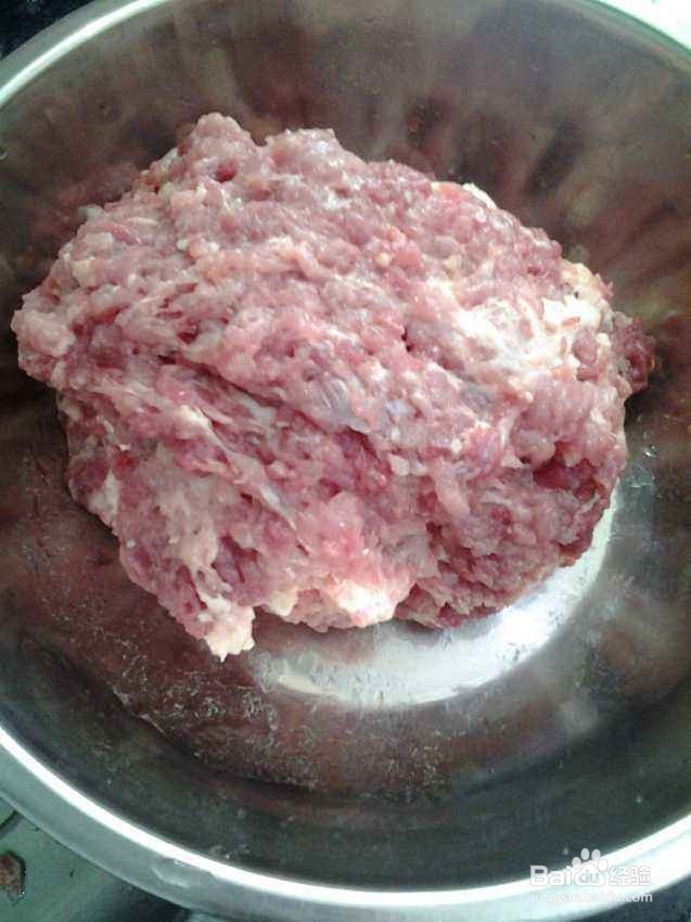 猪肉大葱馅的调制方法