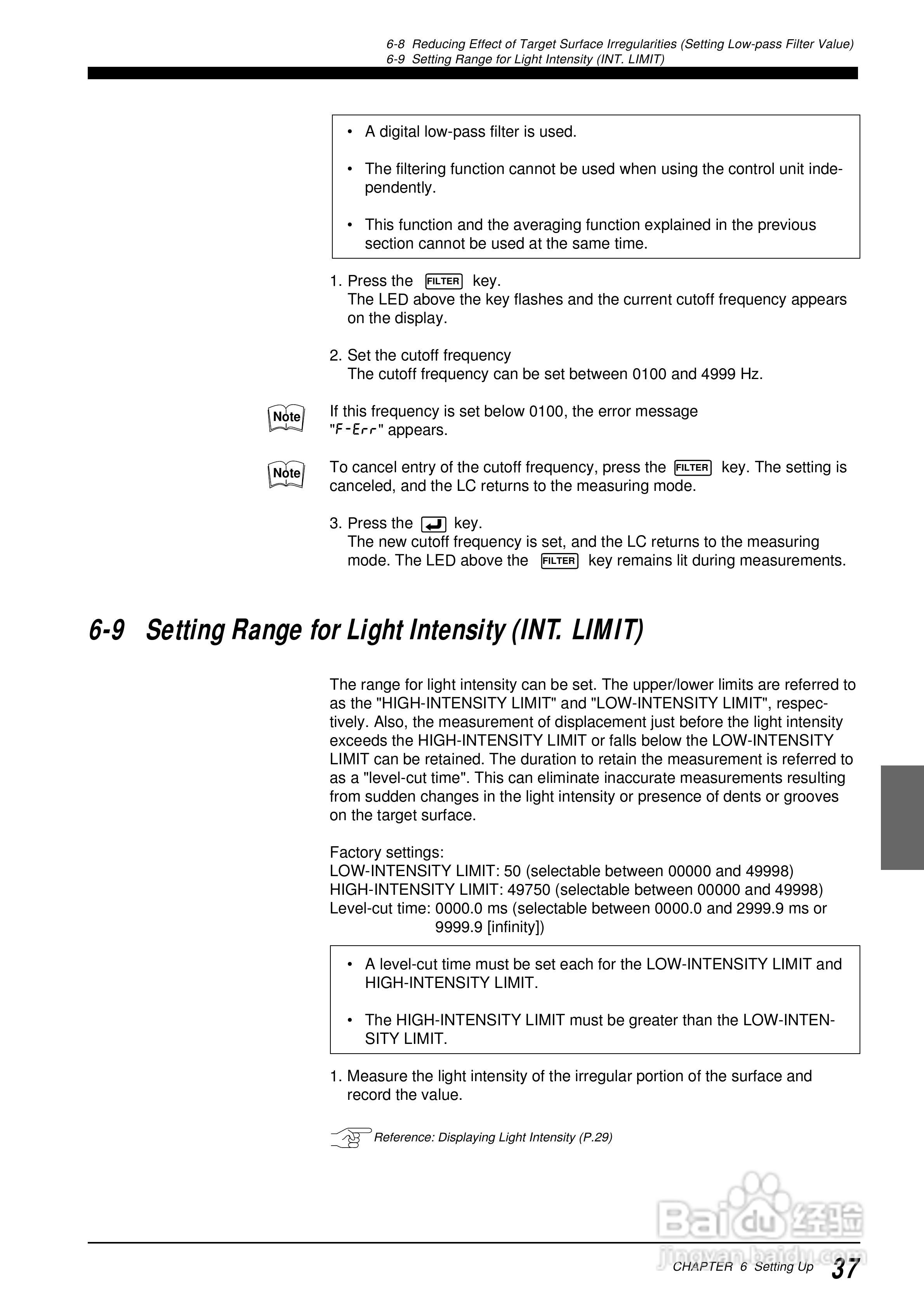 基恩士LC 系列類比感測器控制器说明书:[5]