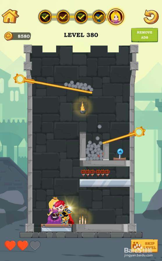 Super Hero Rescue的Level 380如何通过