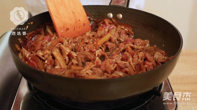 姜汁牛肉饭的做法