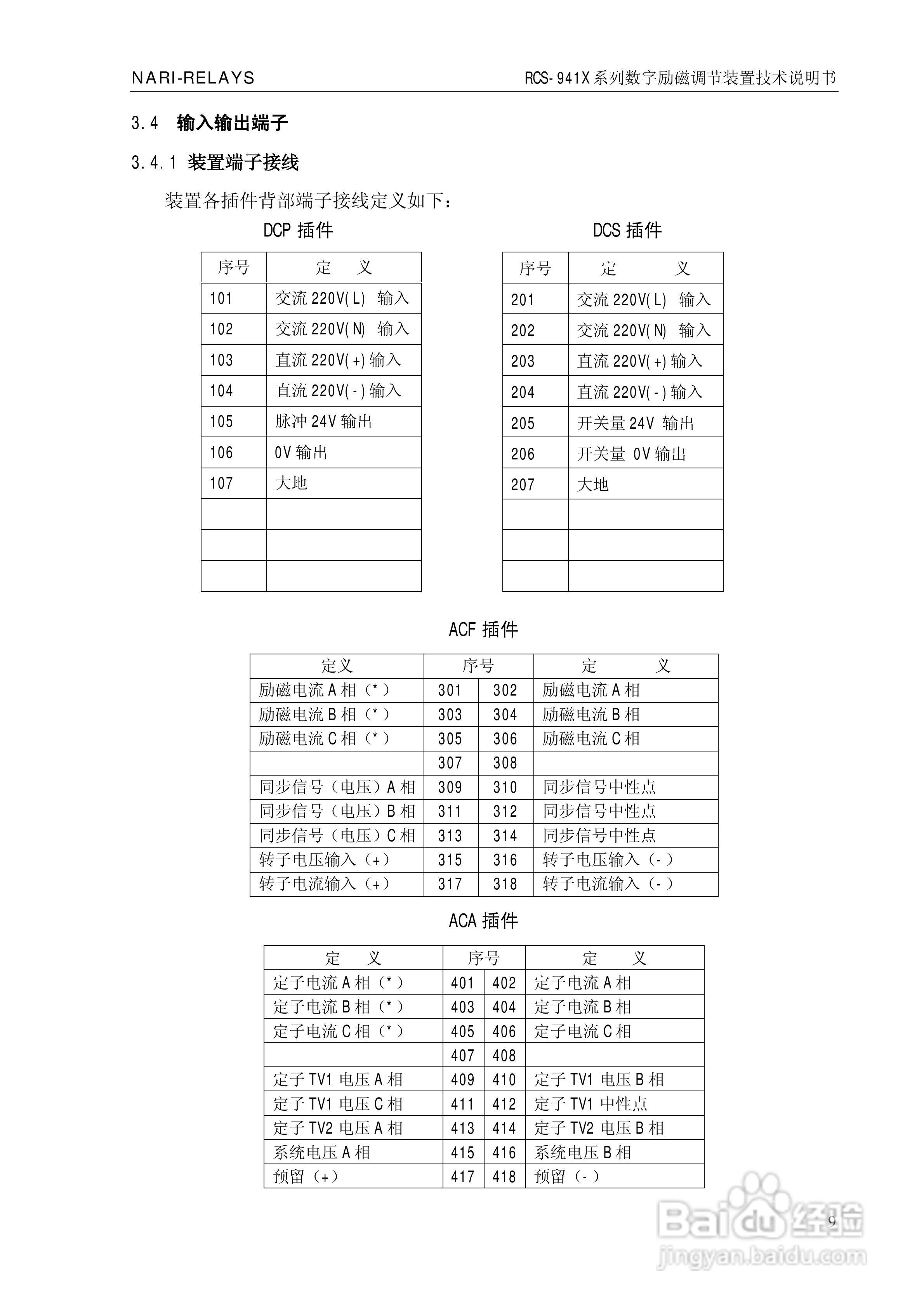南瑞继保RCS-941X系列数字励磁调节装置技术说明书:[2]