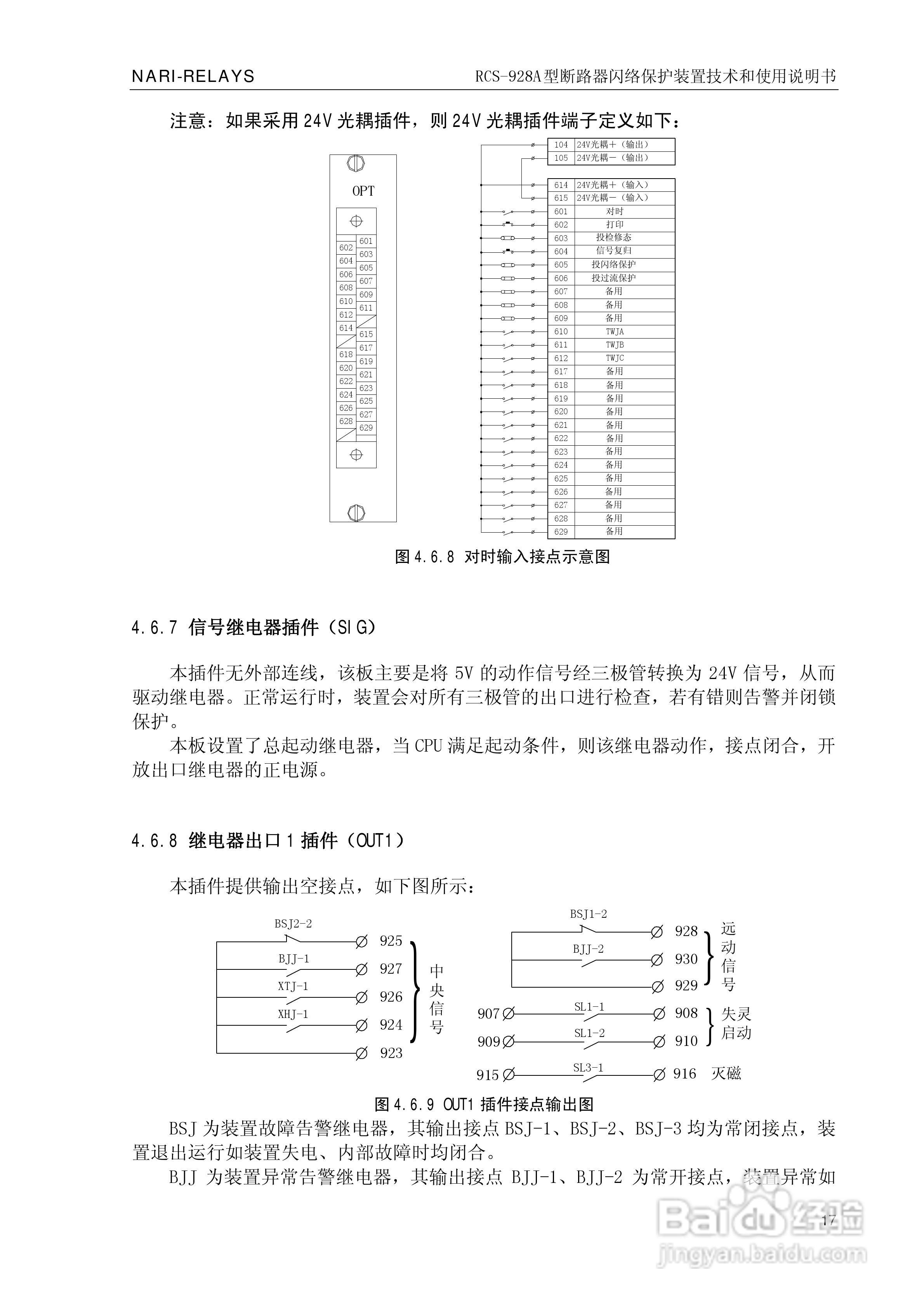 南瑞继保RCS-928A型断路器闪络保护装置使用说明书:[2]