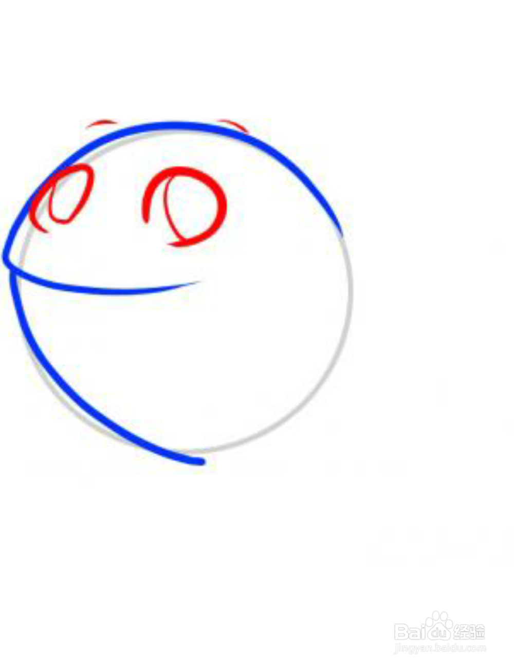 小孩学画之青蛙的简笔画