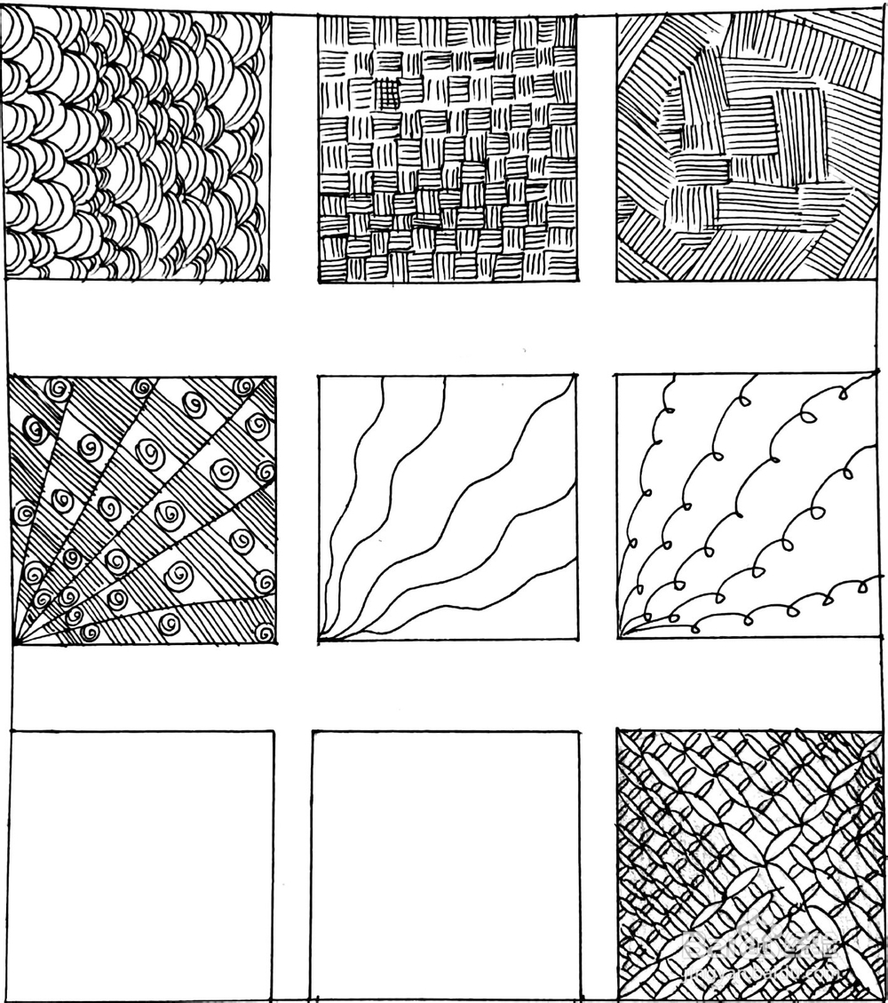 绘画入门基础:线条图案练习方法
