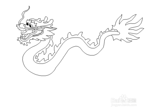中国龙怎么画