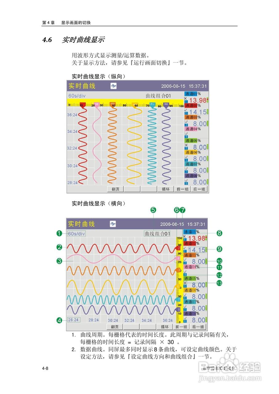 盘古VX8100C记录器使用说明书:[6]