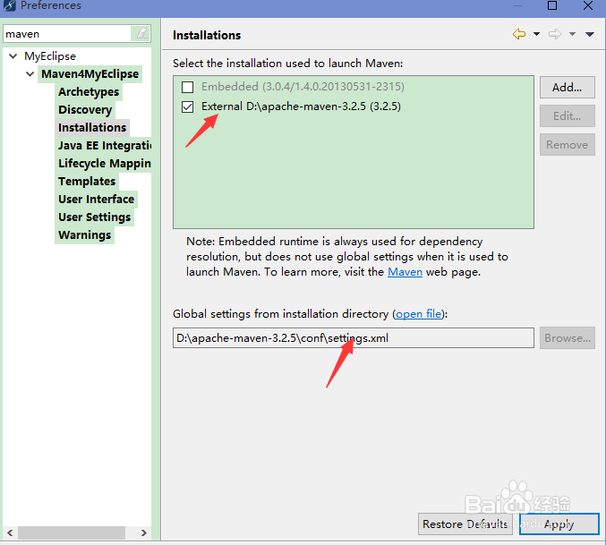 Myeclipse优化设置（编码、护眼、Maven、补全）